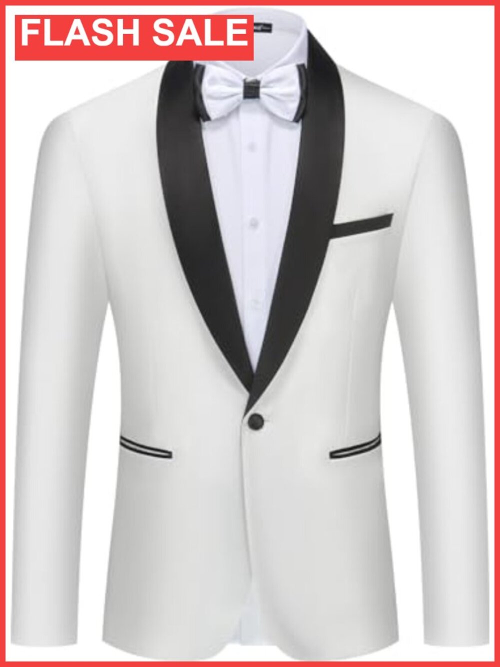Mens Tuxedo Jacket Shawl Lapel Slim Fit Suit Blazer